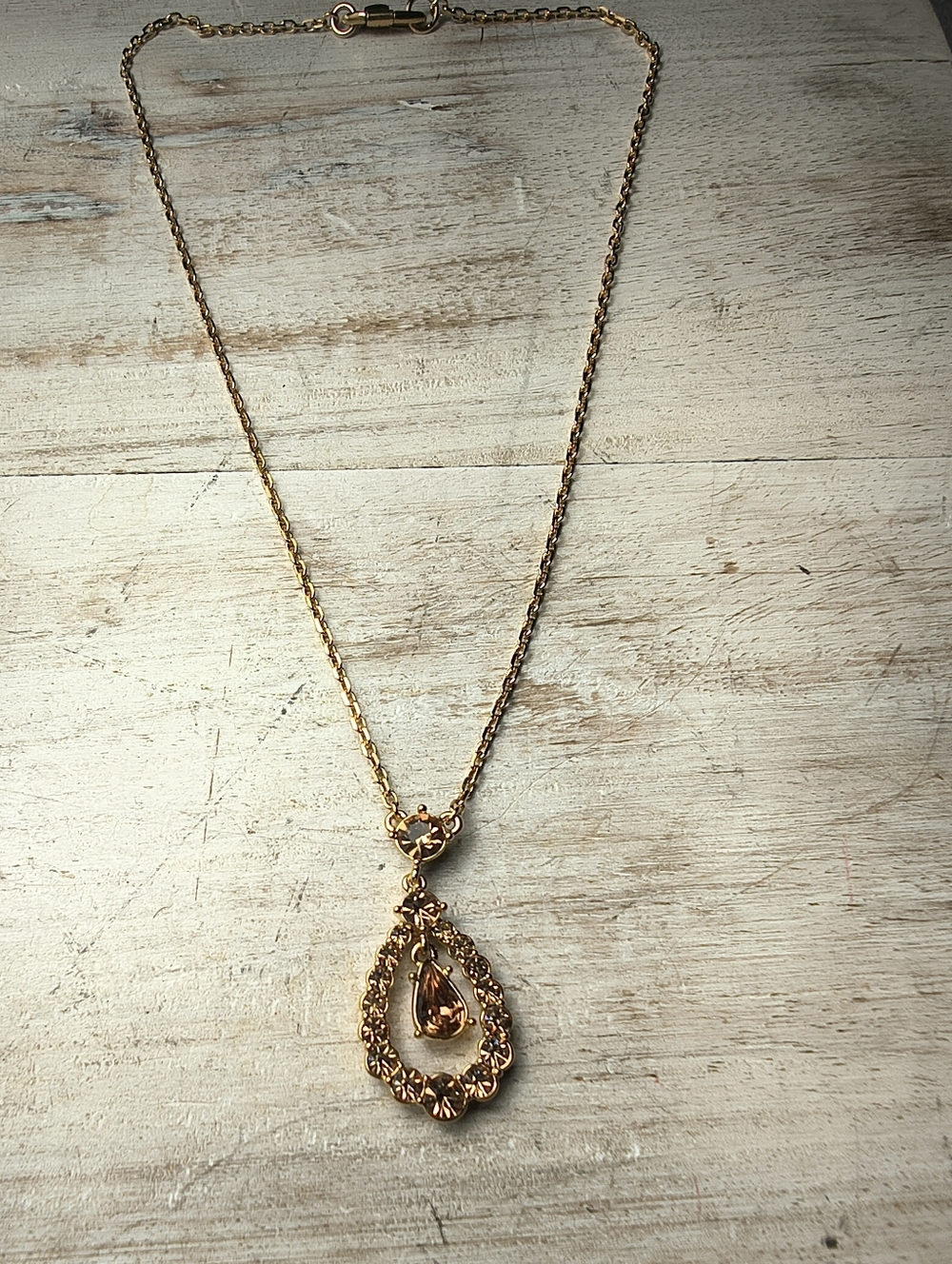 Givenchy Gold-tone Stone Necklace
